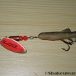 Tpytka Noris Shakespeare Spinner  Minnow s gumovou rybkou- 4171 - 2 erven - red
